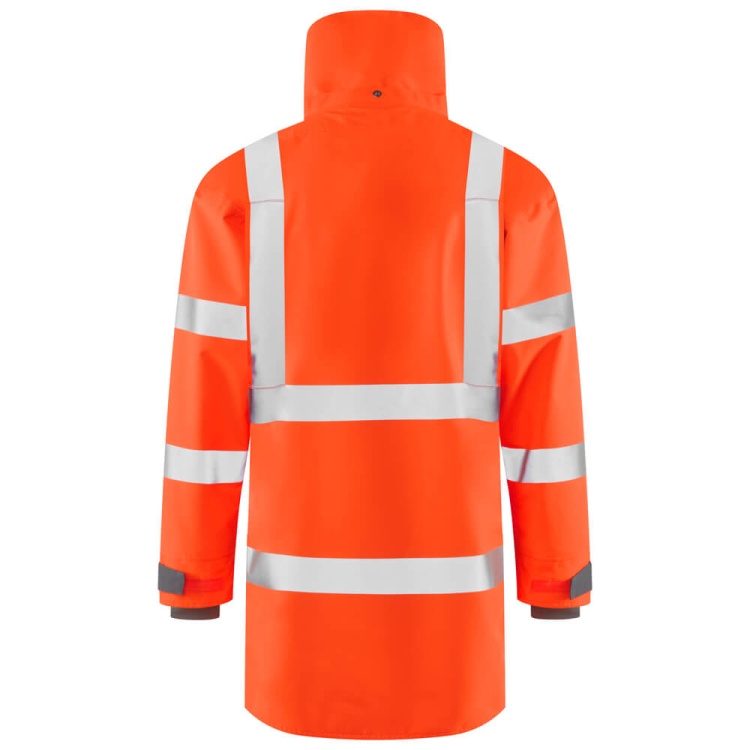 Leo Workwear A07-O-LEO EASTLEIGH Leo EcoViz 10K Performance Breathable Anorak Orange